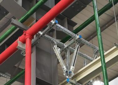 留坝该抗震支架的整体式支吊架结构协调性好